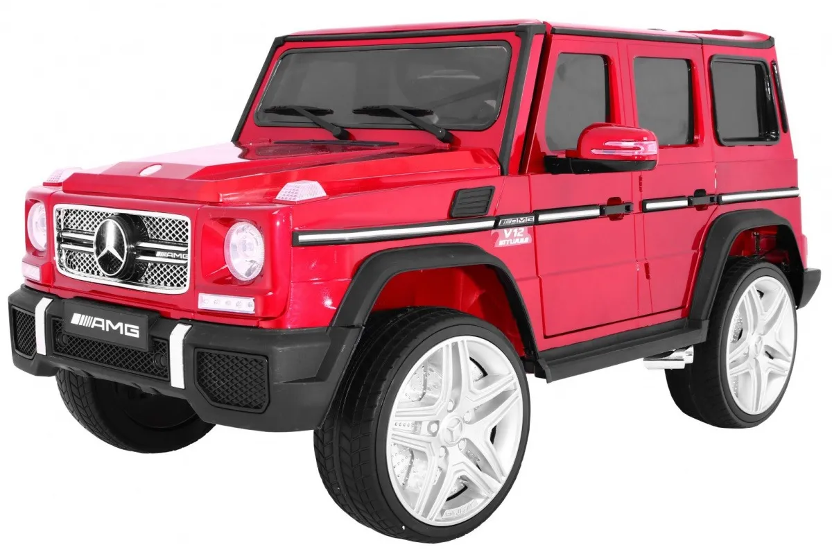 Licencirani auto na akumultor Mercedes G65 2 4G - crveni/lakirani - Mursko Središće