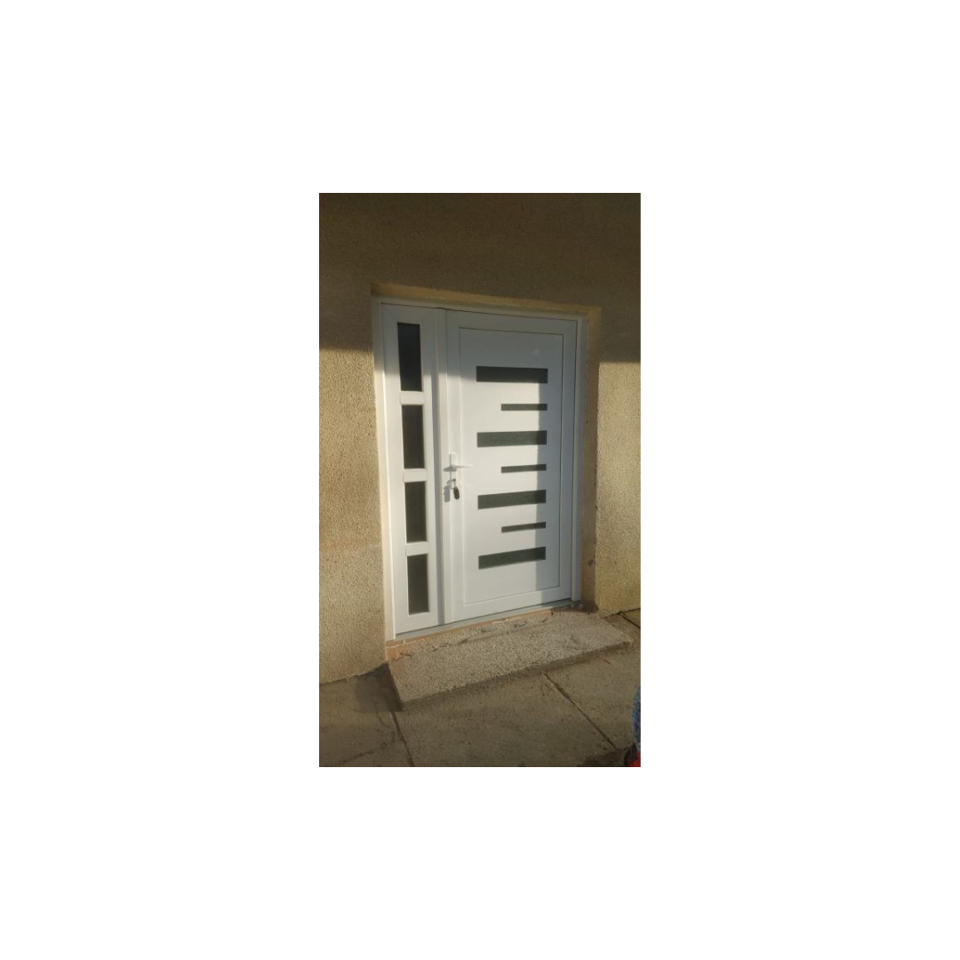 pvc vrata ulazna - dvokrilna 130 x 200 - slika 6