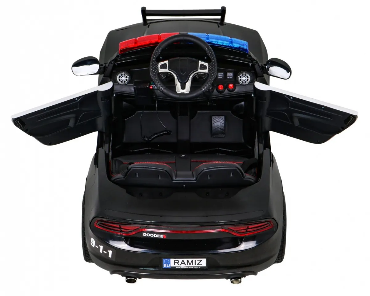 auto na akumulator super-police -crni - slika 3