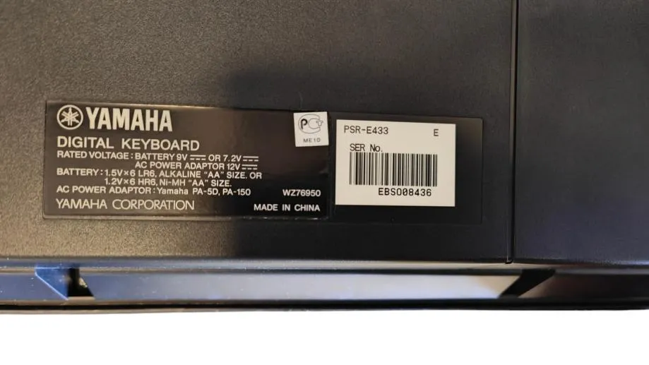 klavijatura yamaha psr e433 / r1, rate! - slika 3