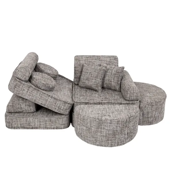modularna sofa - mjesečevo siva - slika 3