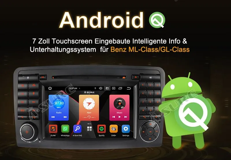 mercedes ml gl w164 x164 original android multimedija parking kamera - slika 9