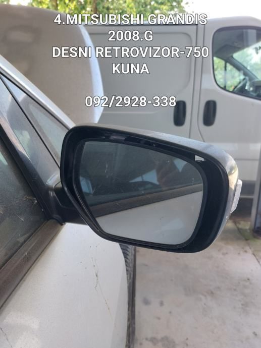 Mitsubishi Grandis desni retrovizor - Hrvatski Leskovac, Zagreb