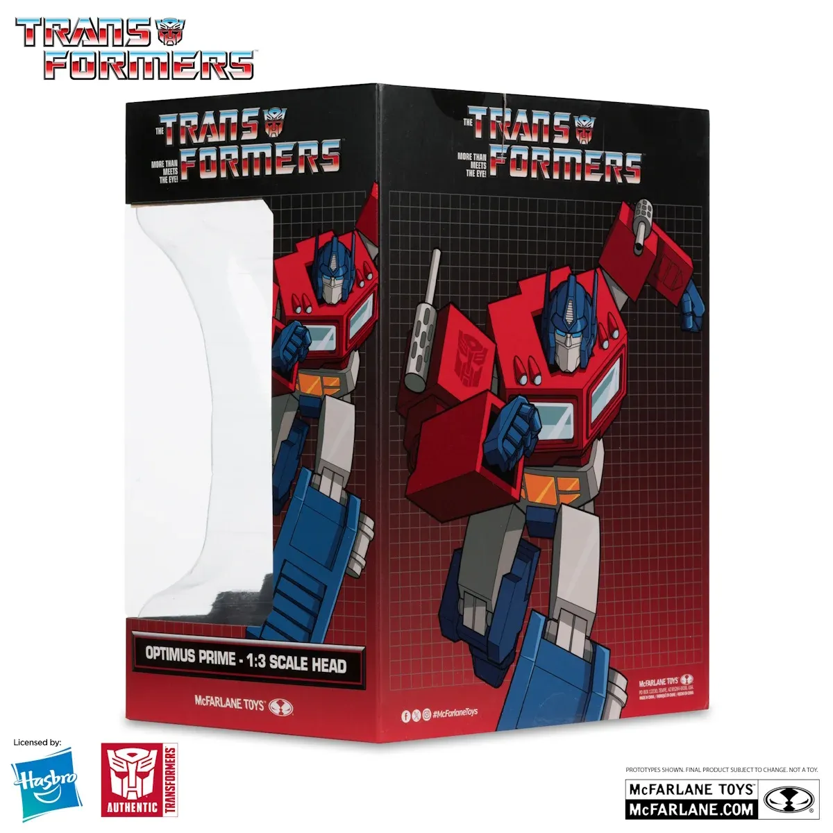 mcfarlane transformers – optimus prime 1:3 scale head - slika 7