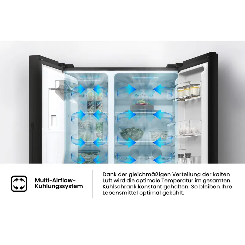 hisense side-by-side rsim535afe dozator za vodu/led, nofrost - slika 10