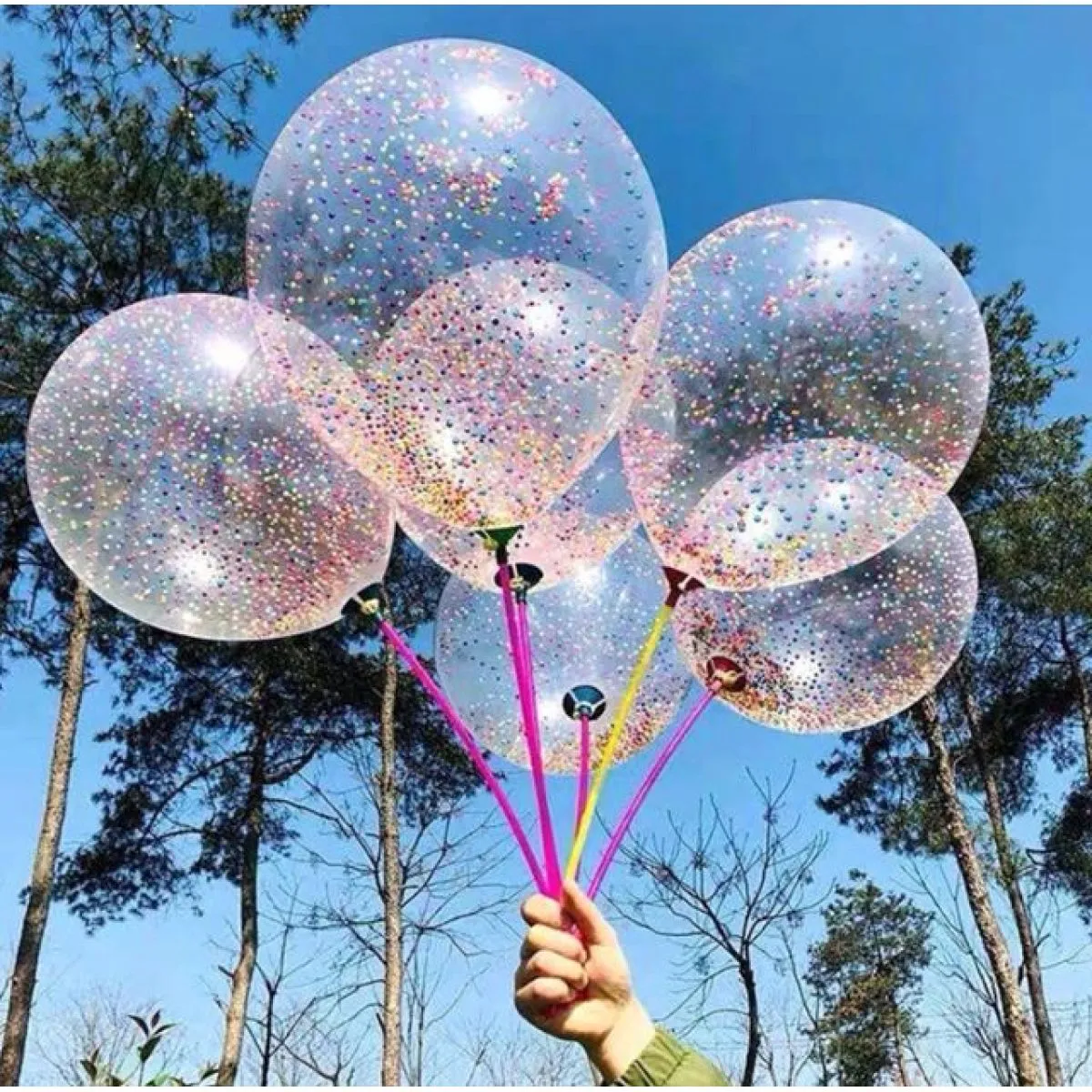 (25 komada paket) baloni punjeni lopticama 30cm - slika 8