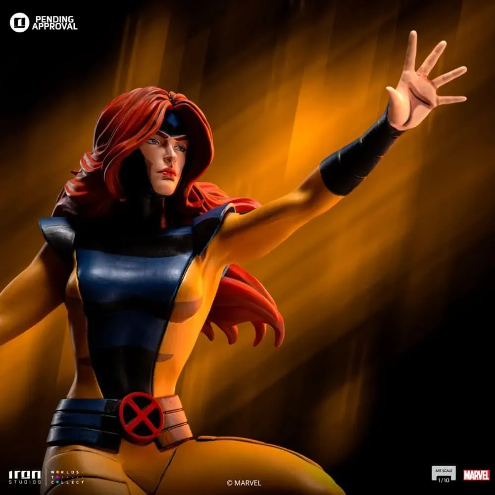 iron studios marvel: x-men ’97 – jean grey figura, 20cm - slika 7