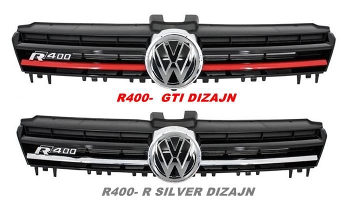 maska za vw golf 7- r400 - gti - gte- r - dizajn - super izgled - slika 2