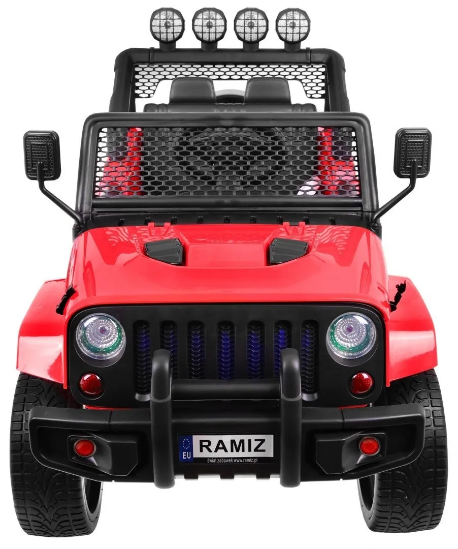 auto na akumulator new raptor drifter 4 x 4 - crveni - slika 5