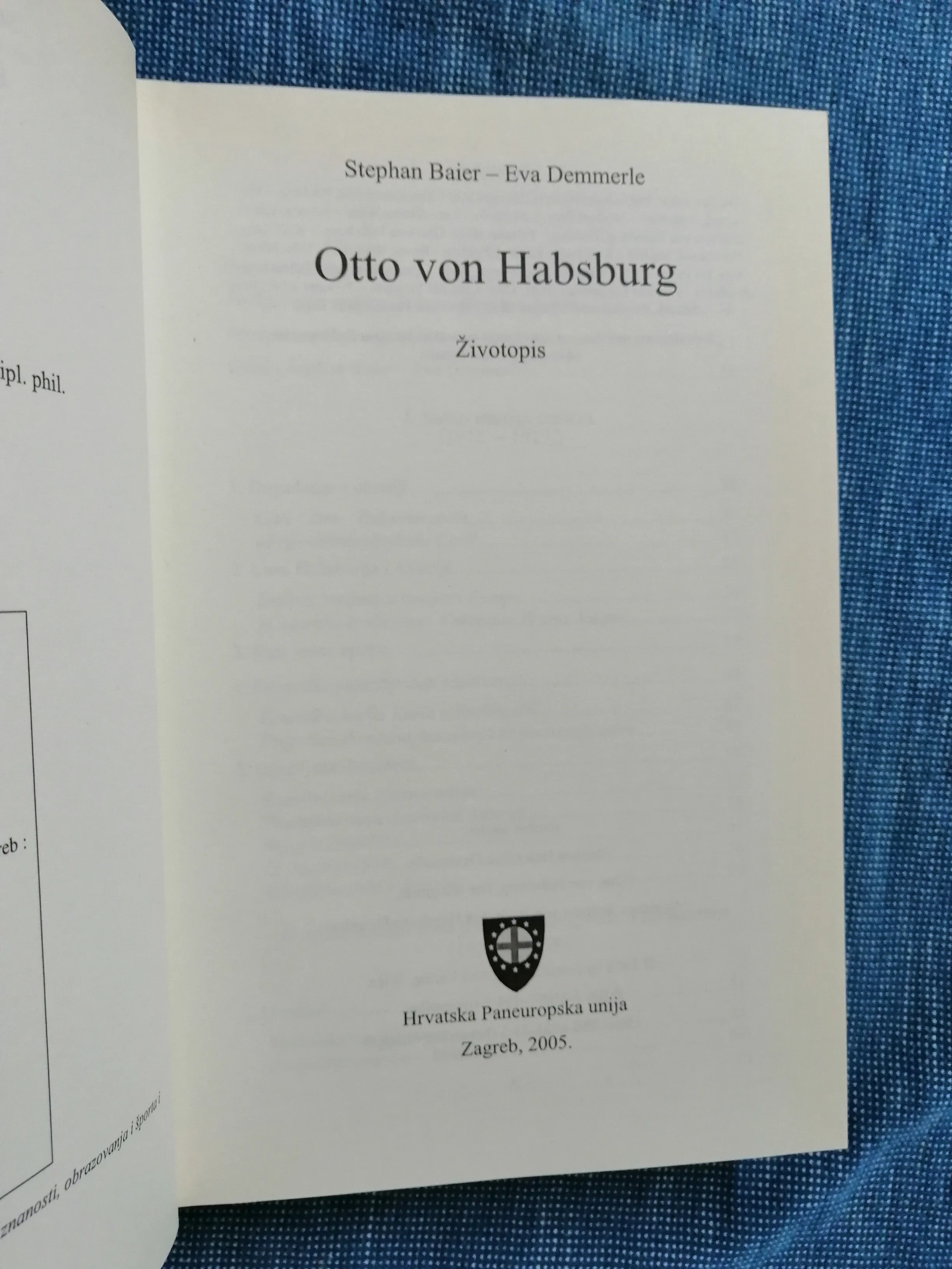 stephan baier i eva demmerle – otto von habsburg : životopis - slika 2