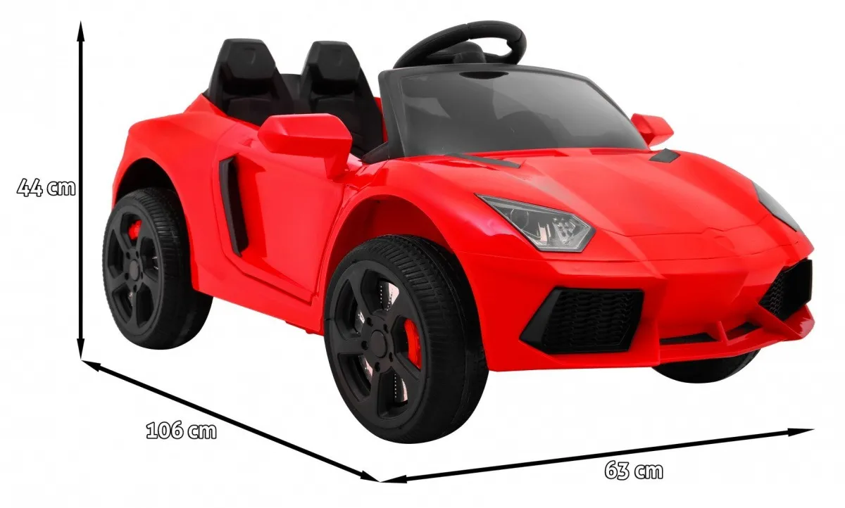 auto na akumulator future - crveni - slika 2