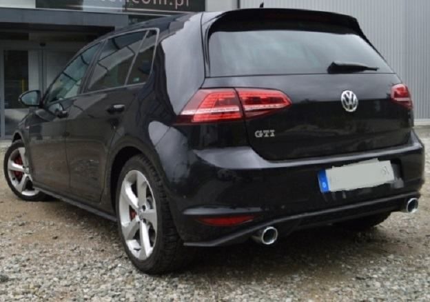 zadnji difuzor + auspuh za golf 5-6-7 gti / r izgled-top izgled-tuv - slika 4