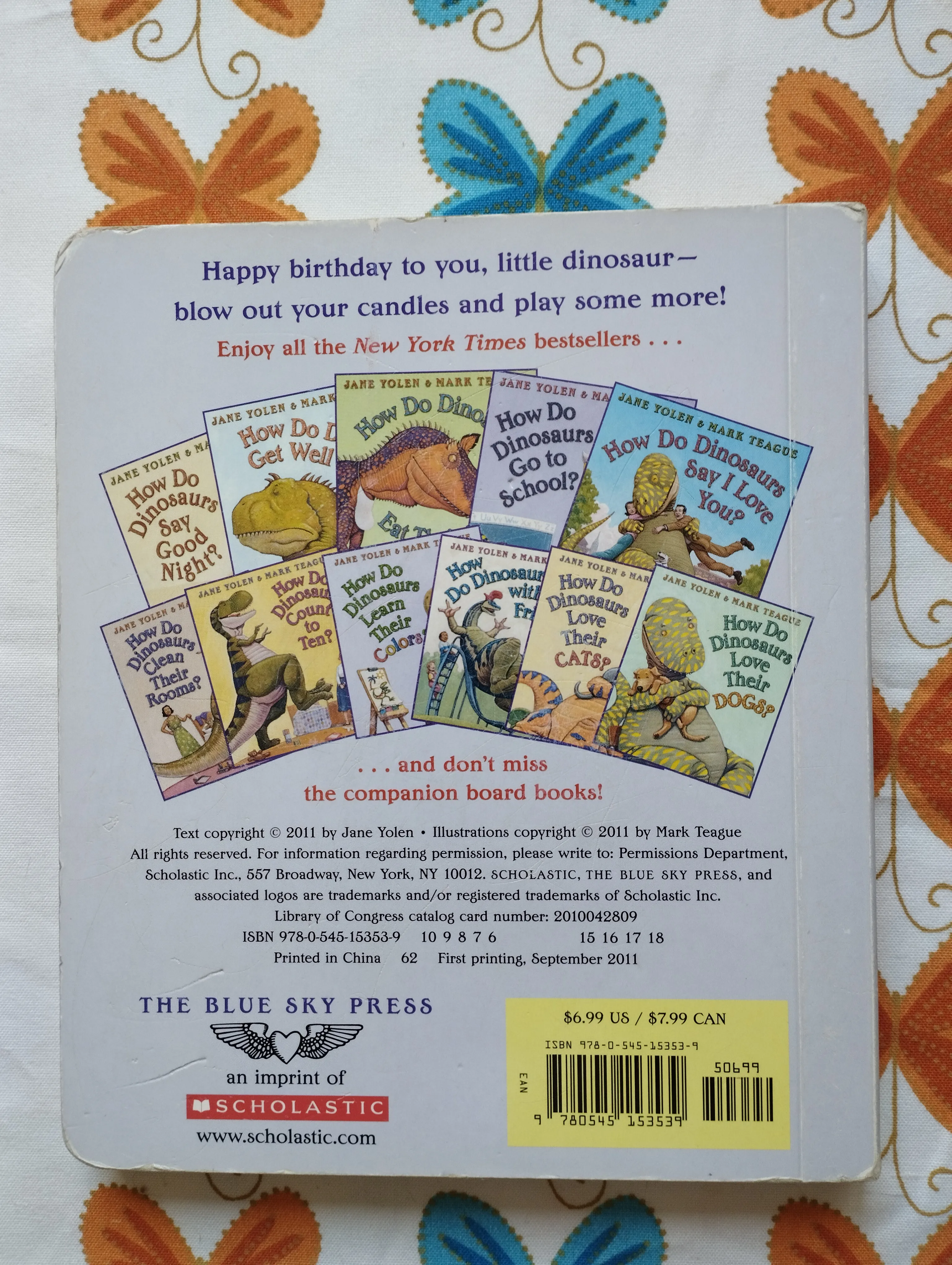 jane yolen - how do dinosaurs say happy birthday? - slika 2