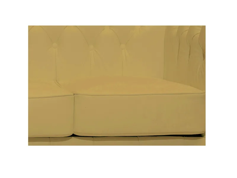 chesterfield garnitura class leather | 6-sjedišta | ivory - slika 2