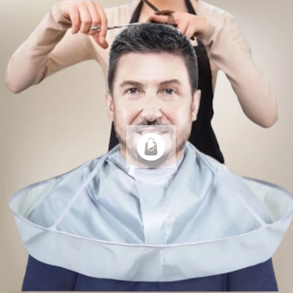 futuristički umbrella ogrtač za šišanje - bez dlaka na podu - slika 2