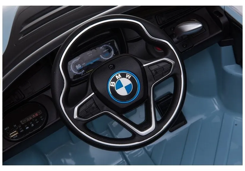 licencirani auto na akumulator bmw i8 – svijetlo plavi - slika 11