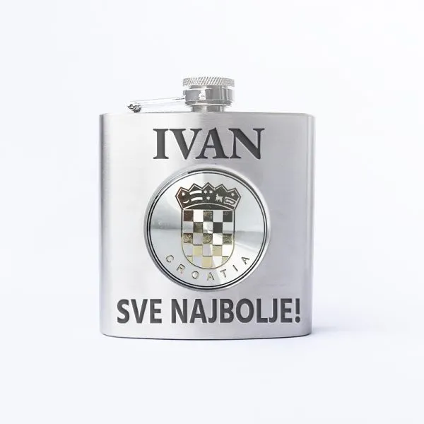 Personalizirana pljoska s grbom - Osijek
