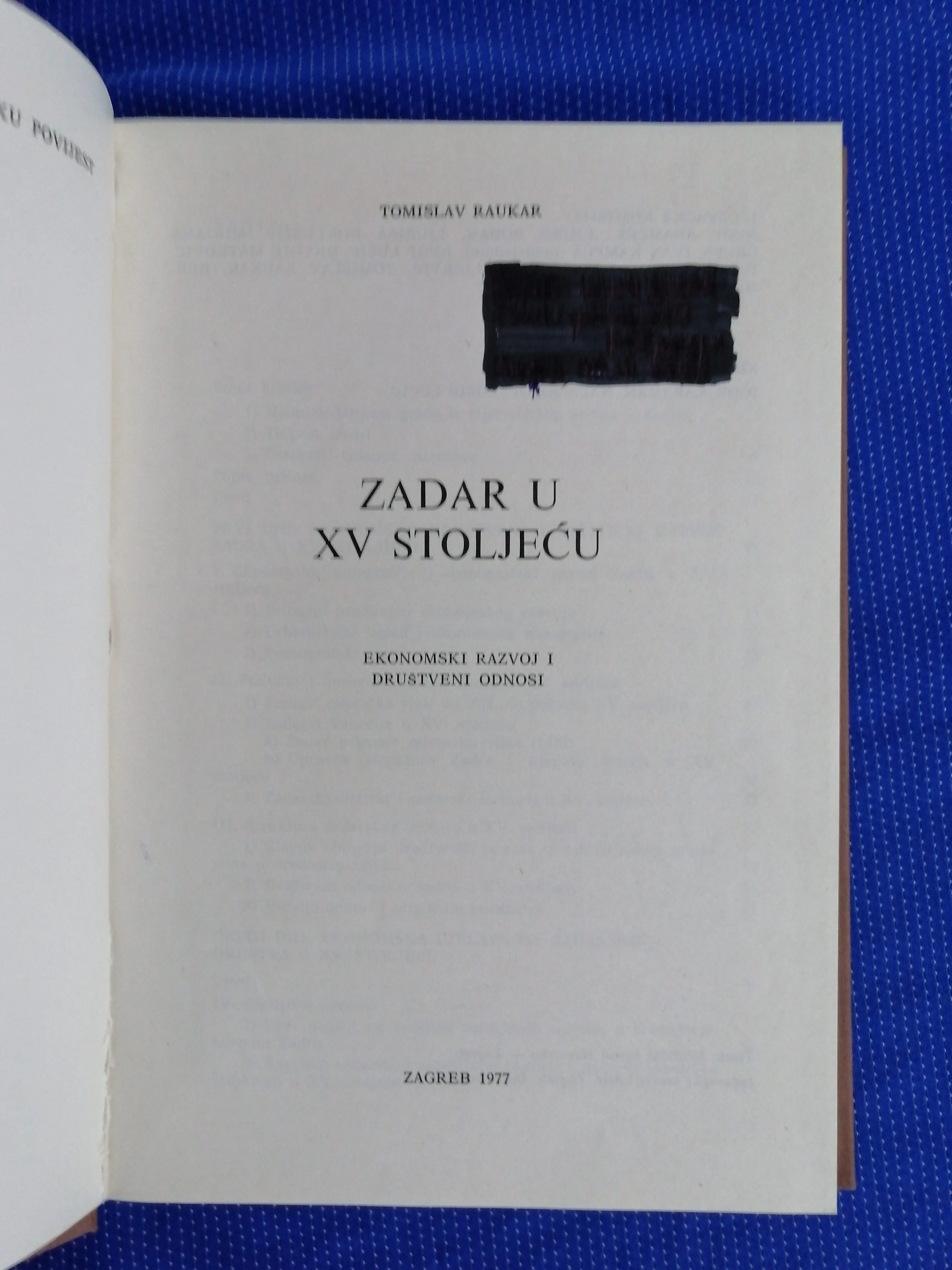 tomislav raukar – zadar u xv. stoljeću - slika 2