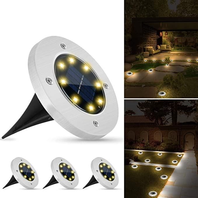akcija solarna led lampa za vrt 2 kom + račun - slika 4