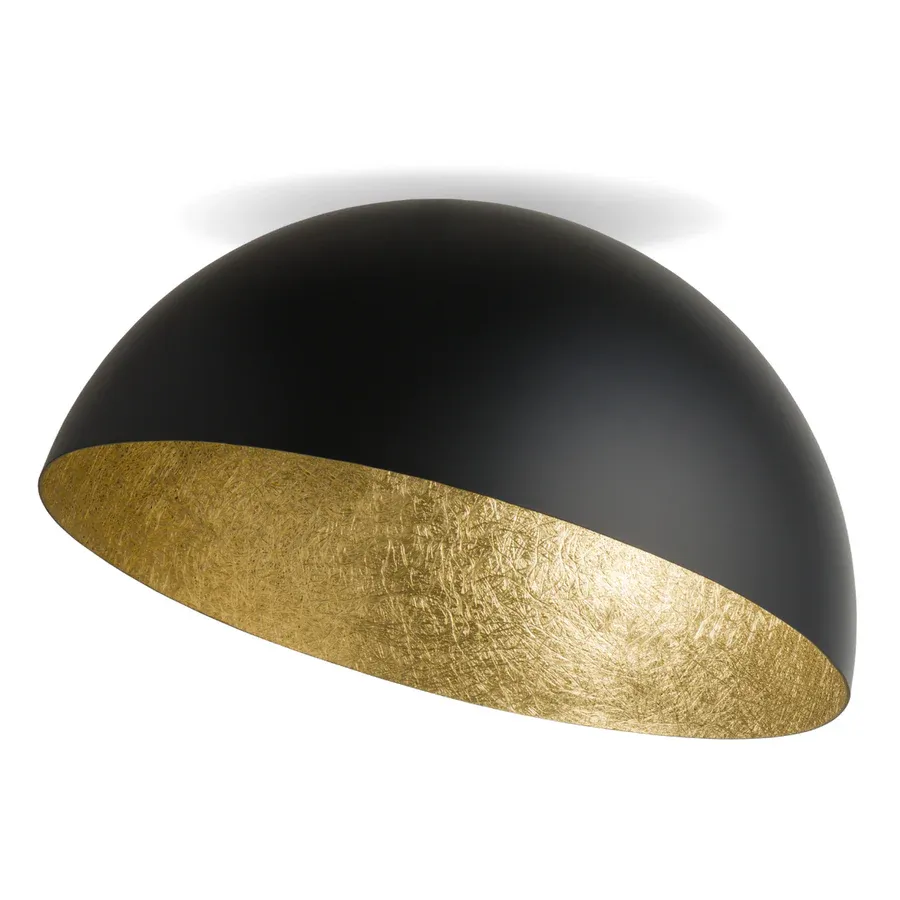stropna rasvjeta sfera crna - slika 3