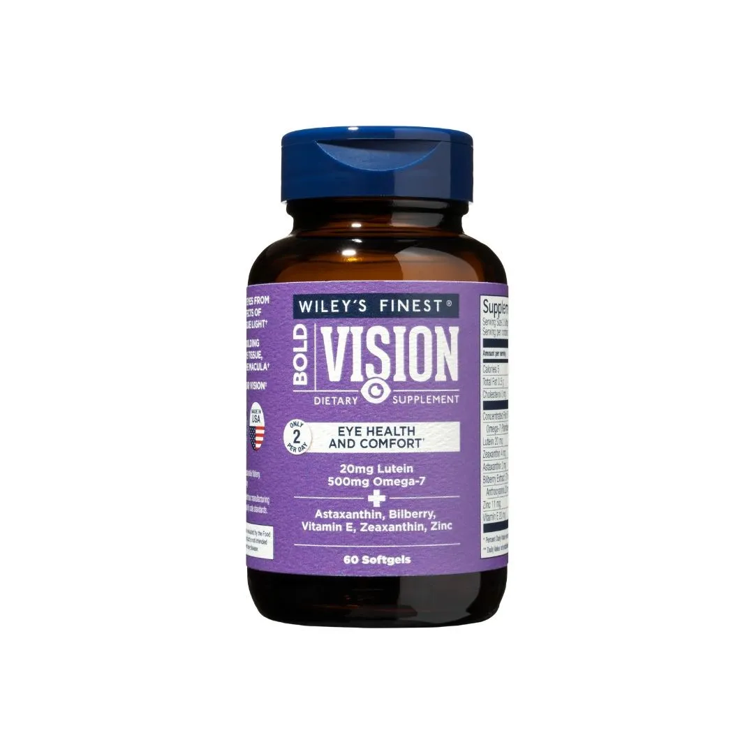 wiley’s finest bold vision proactive 60 kapsula – podrška zdravlju oči - slika 1