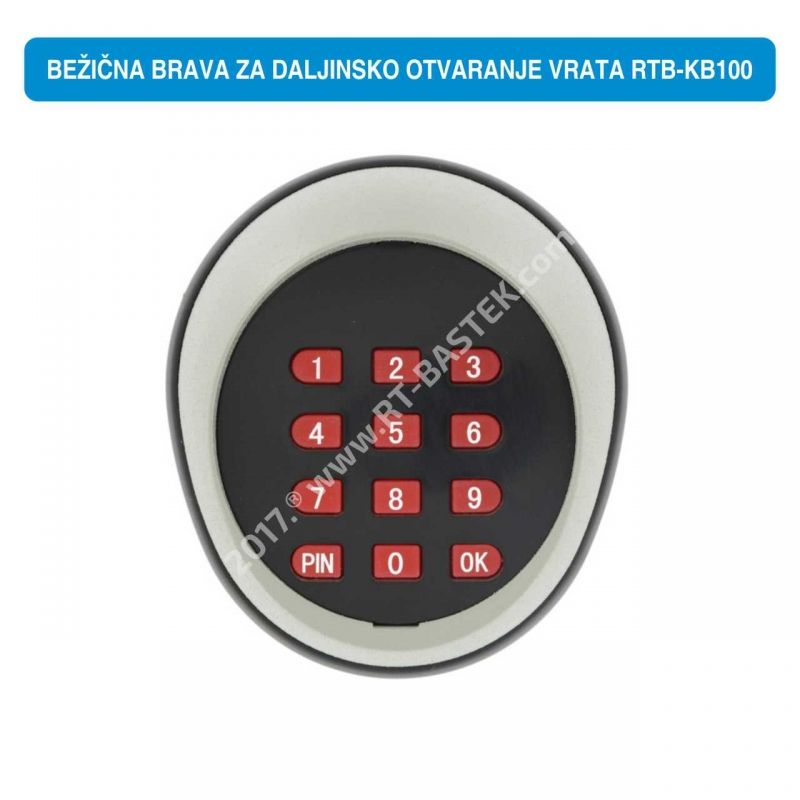 Bežična brava tipkovnica za daljinsko otključavanje i otvaranje vrata - Križevci