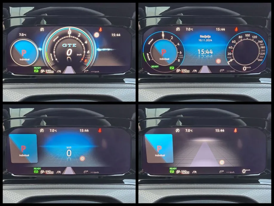 vw golf 8 gte automatik, led, virtual, ambi, acc, alu, reg. 11/26, pdv - slika 13