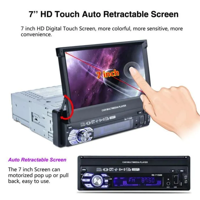 auto radio klasična veličina 7" displey - slika 3