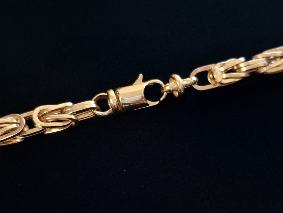 zlatni lanac 14k 36,28g / r1, rate - slika 2