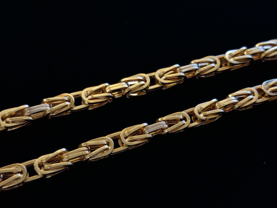 zlatni lanac 14k 36,28g / r1, rate - slika 3