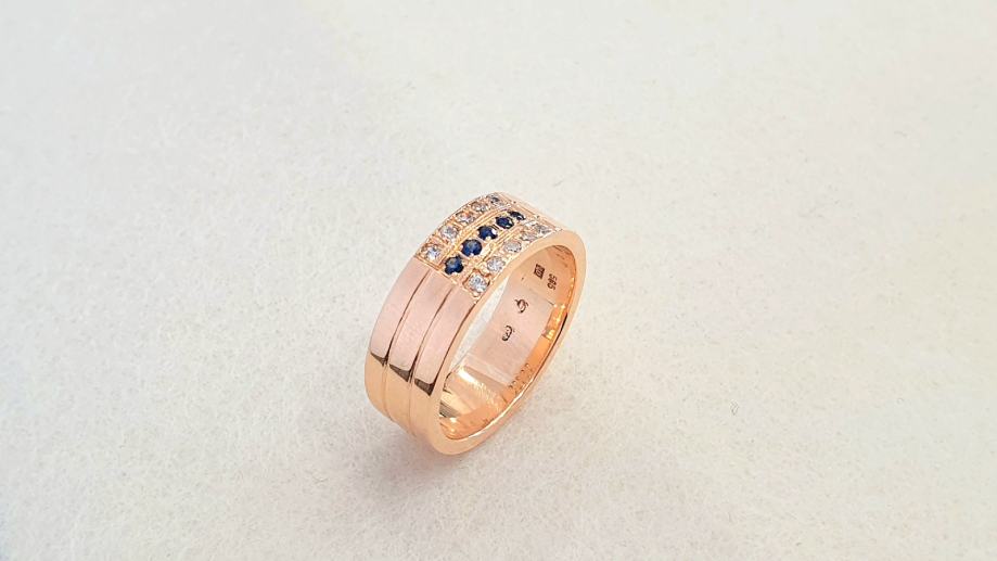zlatni prsten 14k .585 12.25g ***do 24 rate*** r1! - slika 4