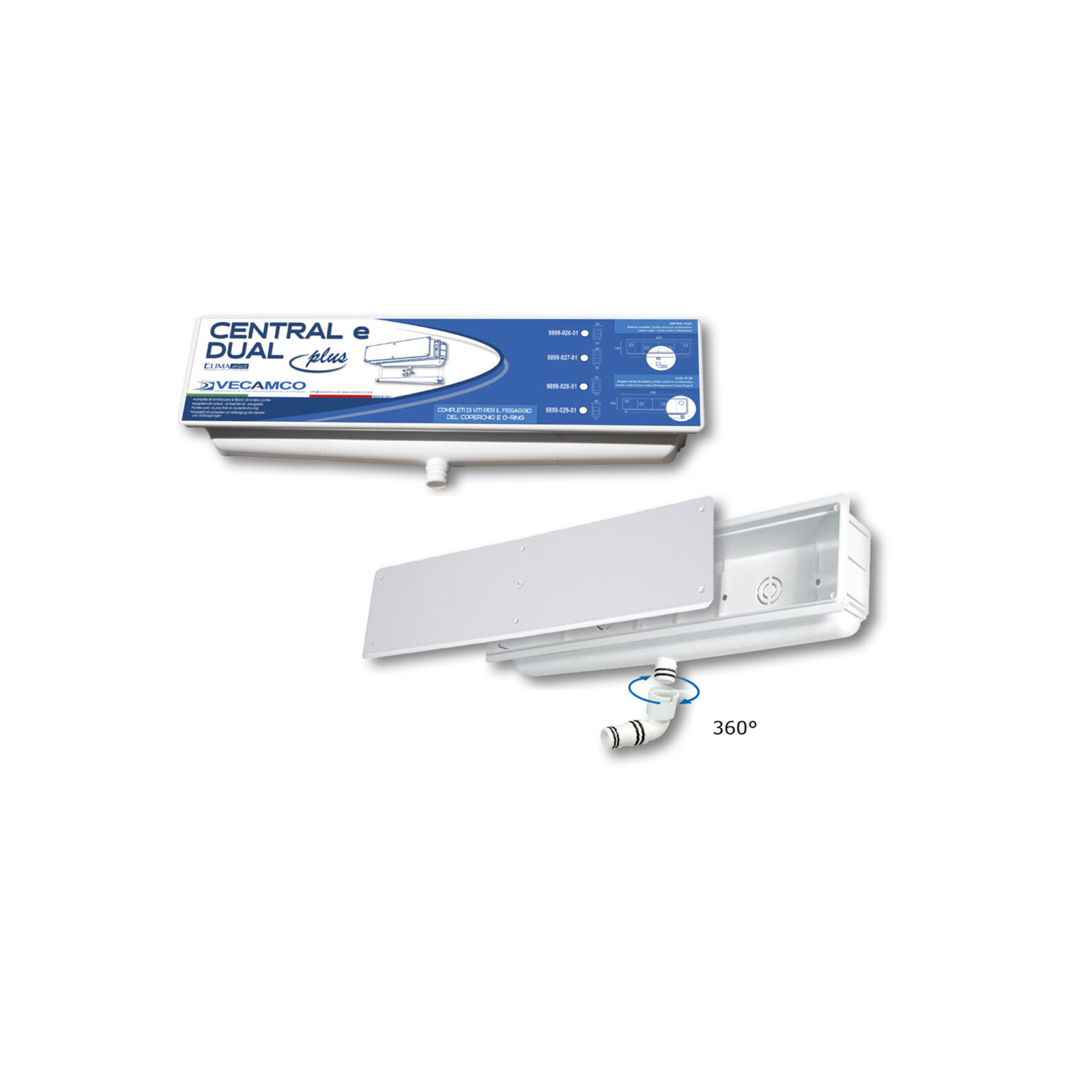 vecamco kutija za podžbuknu instalaciju 430x108x50 horizontalna - slika 2