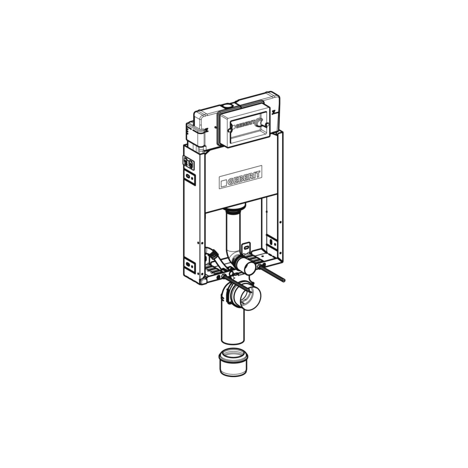 geberit kombifix basic mont.element za wc - slika 2