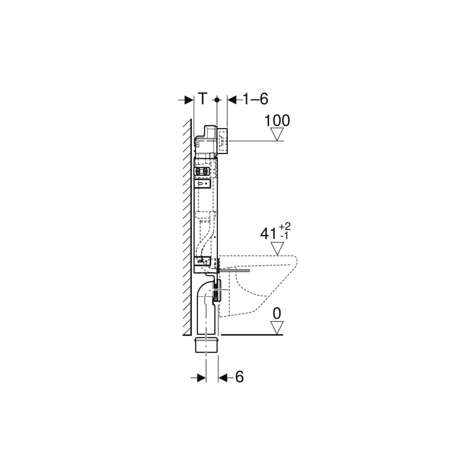 geberit kombifix basic mont.element za wc - slika 3