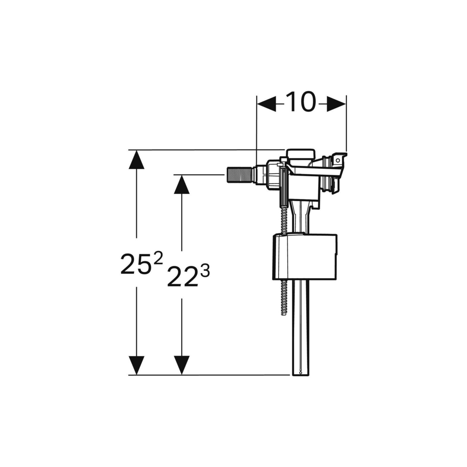 geberit ulj. ventil tip 333 - slika 2