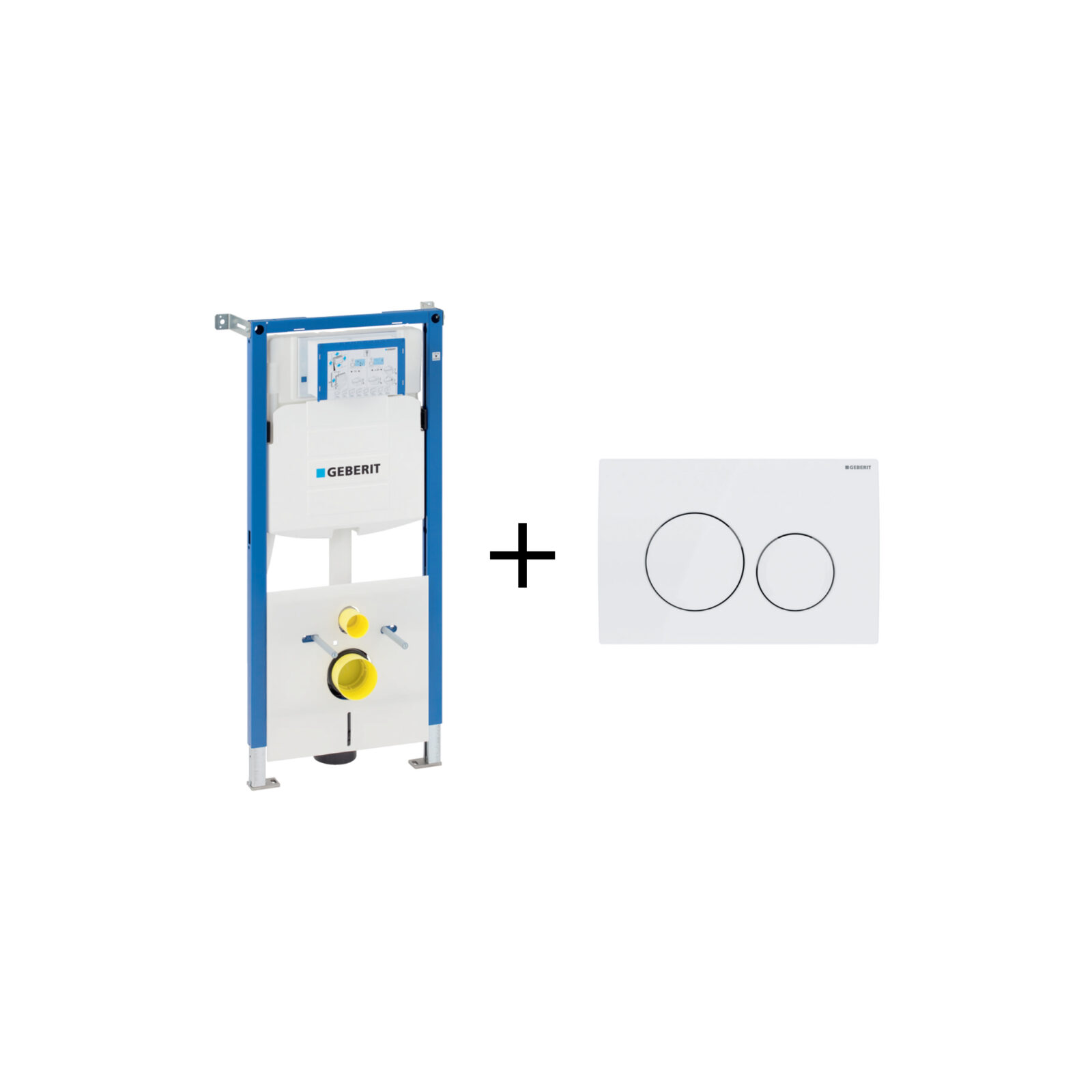 geberit duofix basic + tipka delta 20 - slika 1