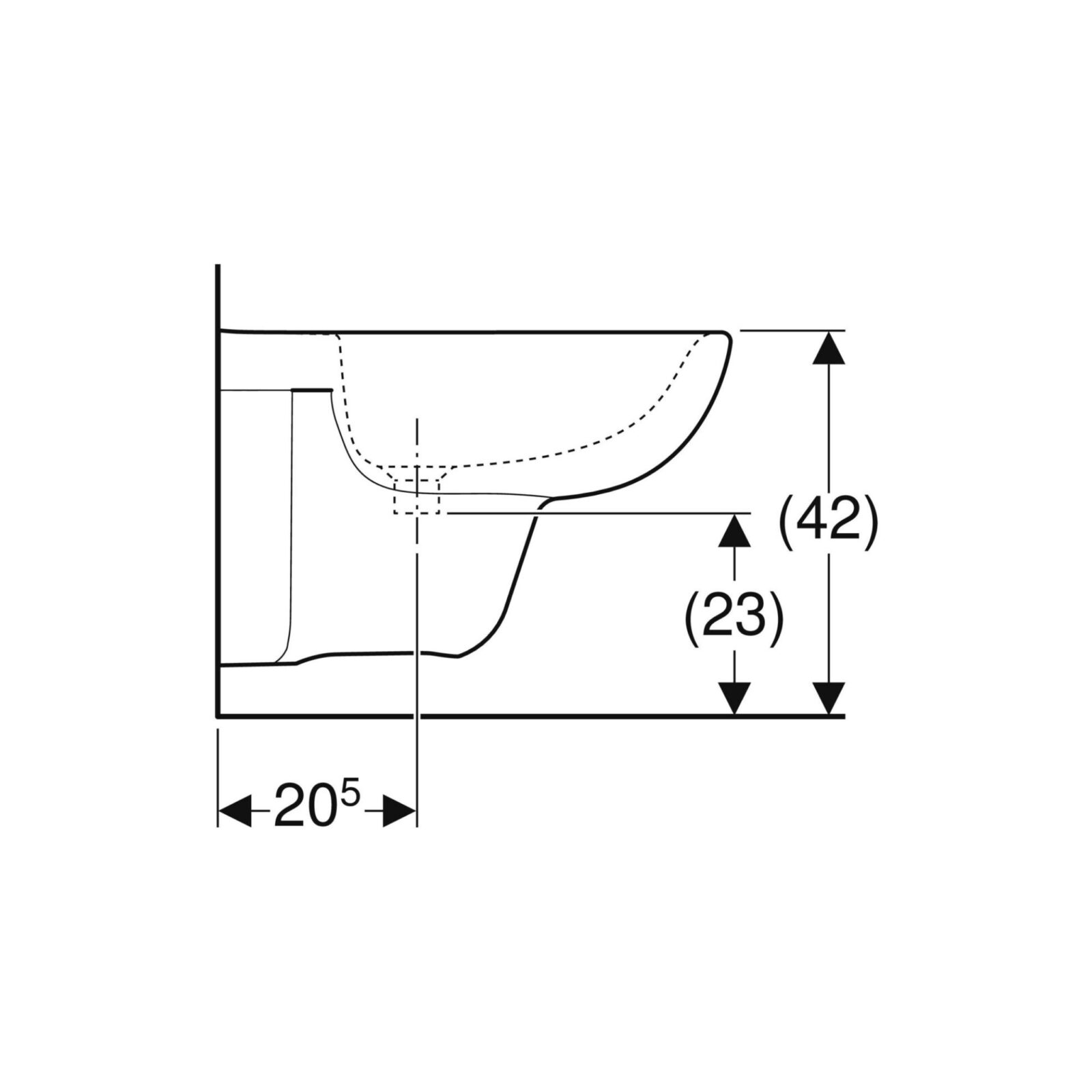 geberit selnova bide 500.264.01.1 - slika 3