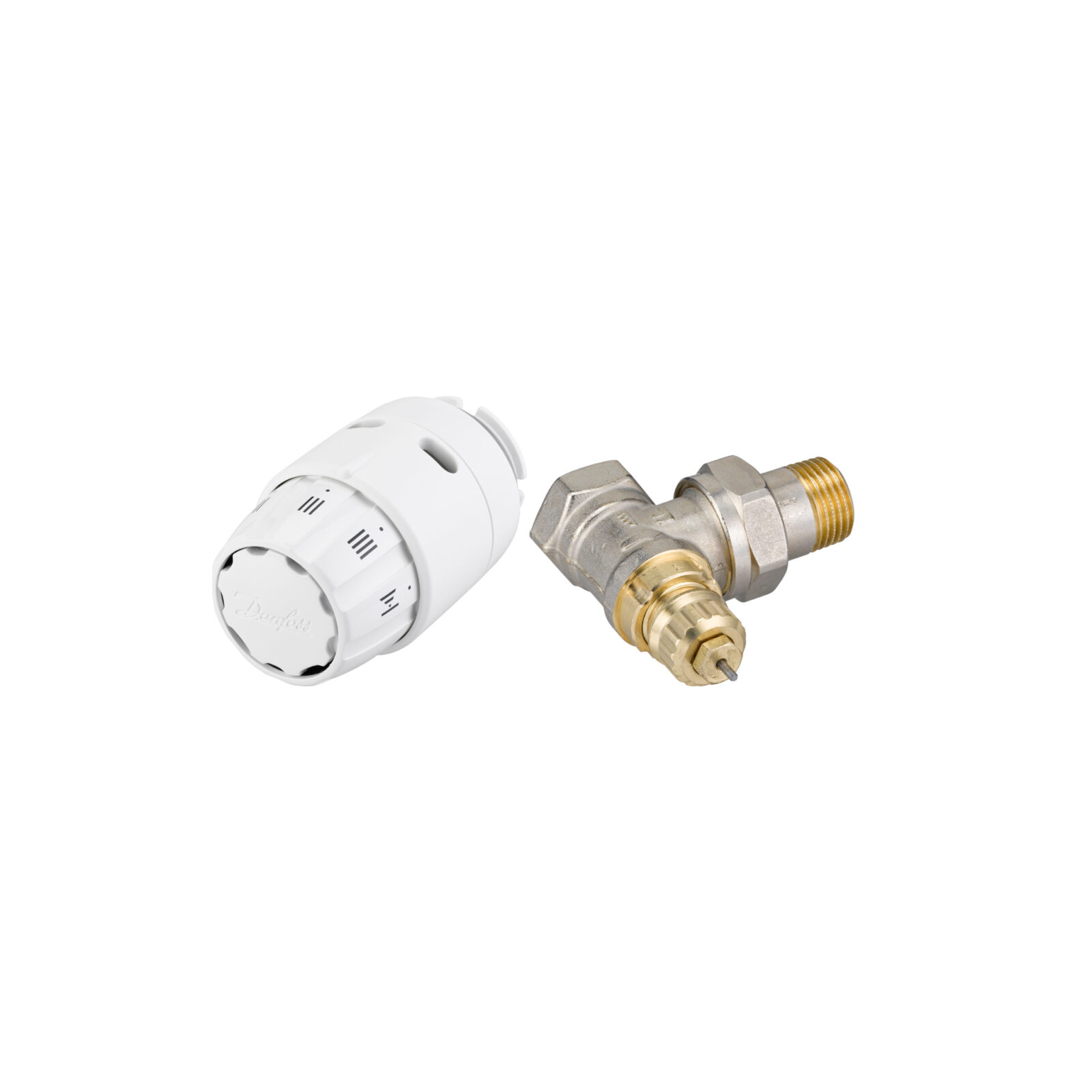 danfoss set ras-c2 glava i ra-fn kutni ventil bez predregulacije 1/2" - slika 1