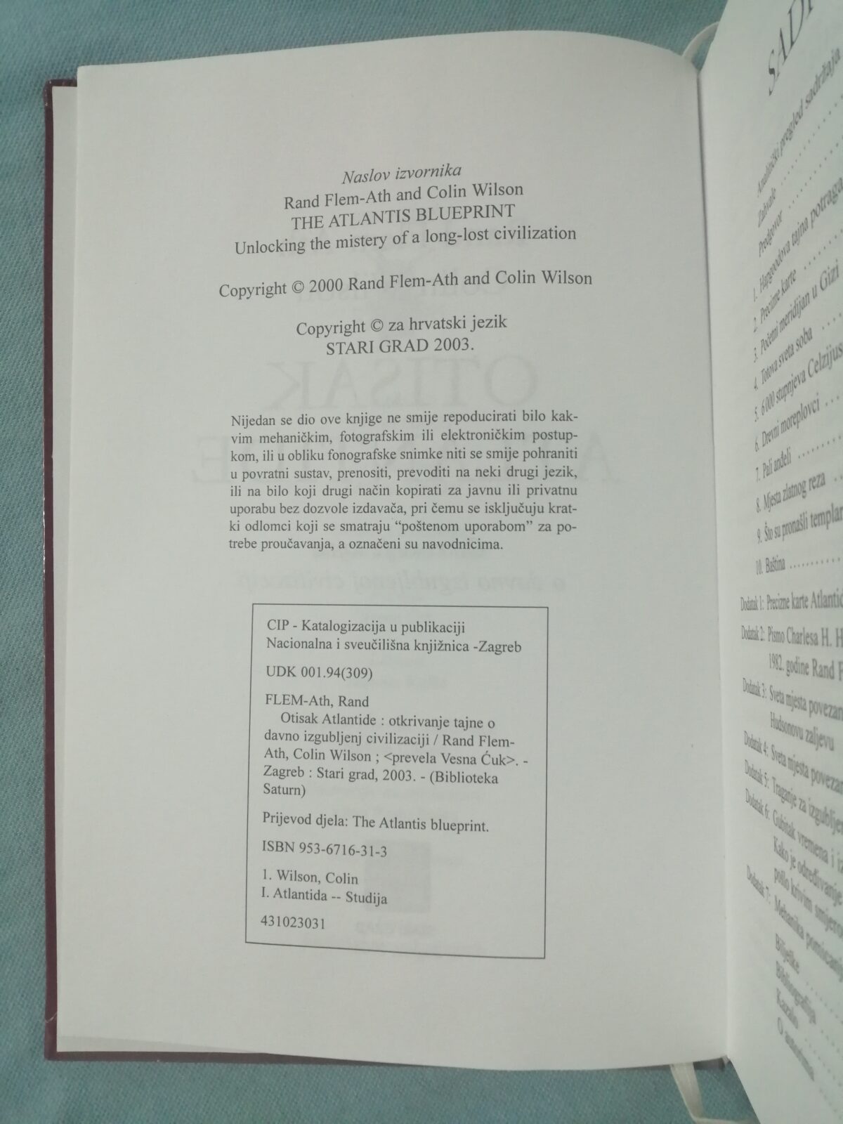rand flem-ath, colin wilson – otisak atlantide - slika 4