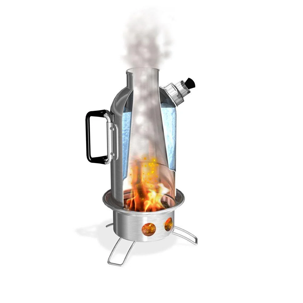 petromax fire kettle stainless steel. kuhalo za vodu. - slika 2