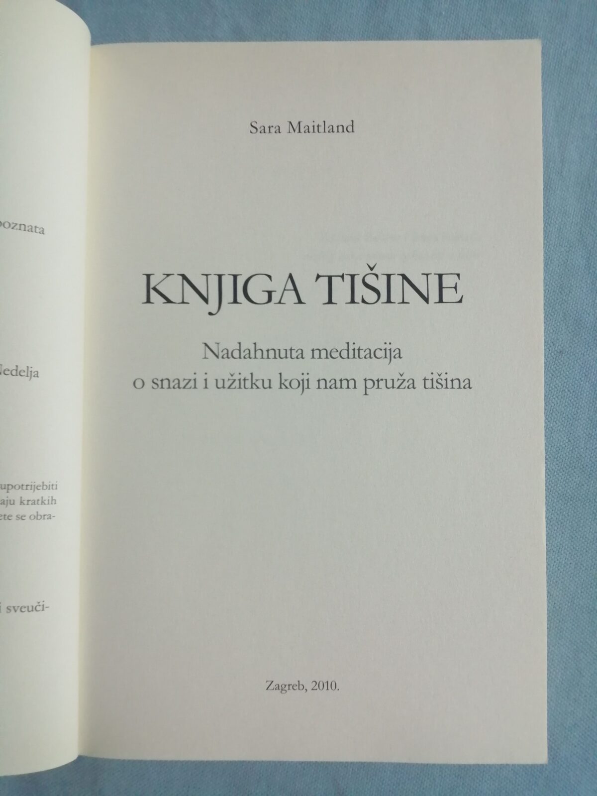 sara maitland – knjiga tišine : nadahnuta meditacija - slika 2