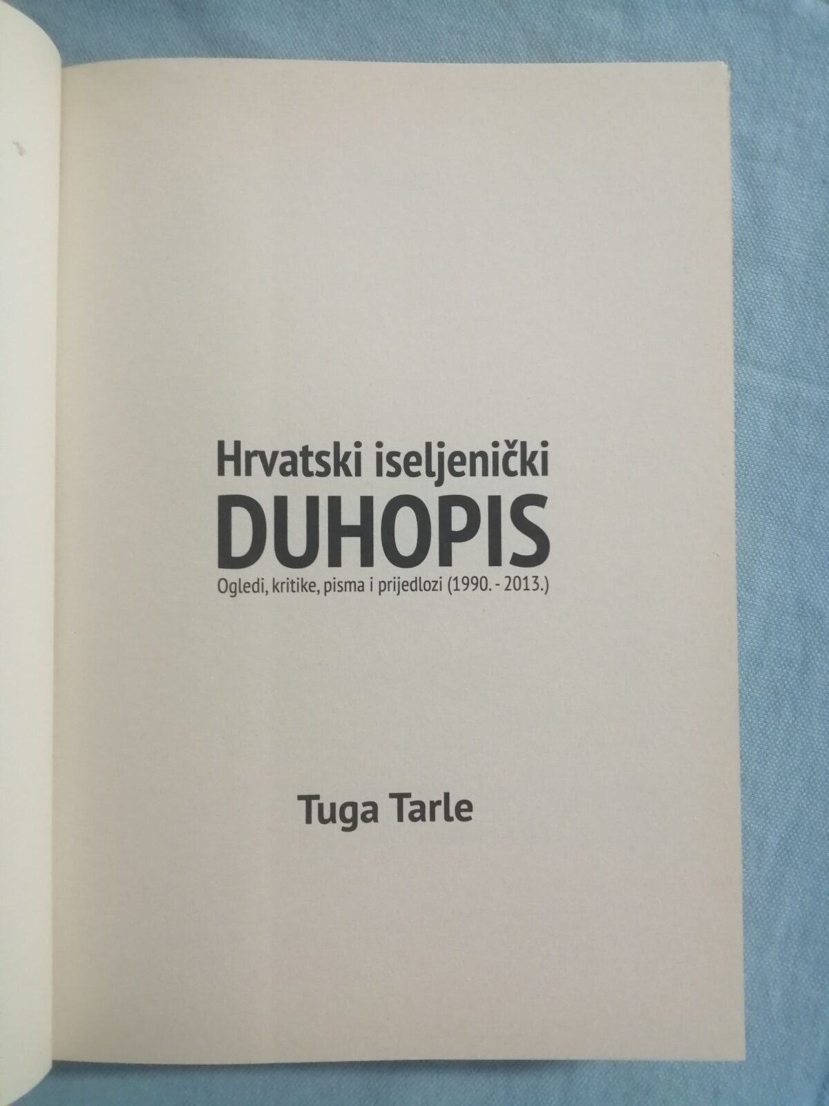 tuga tarle – hrvatski iseljenički duhopis - slika 2