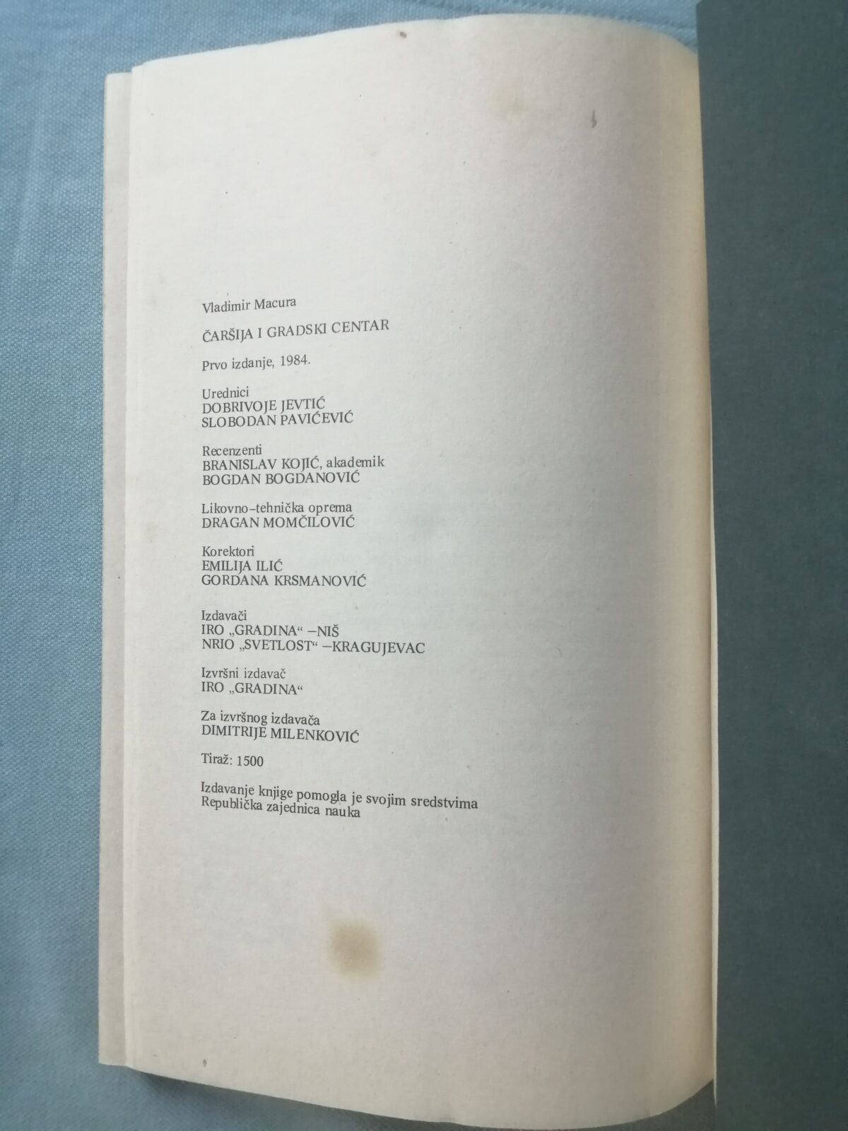 vladimir macura – čaršija i gradski centar : razvoj središta varoši - slika 3