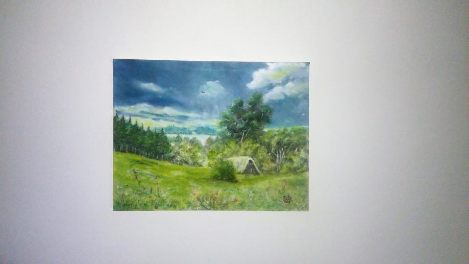 zatišje pred oluju - ulje na platnu - slika 3