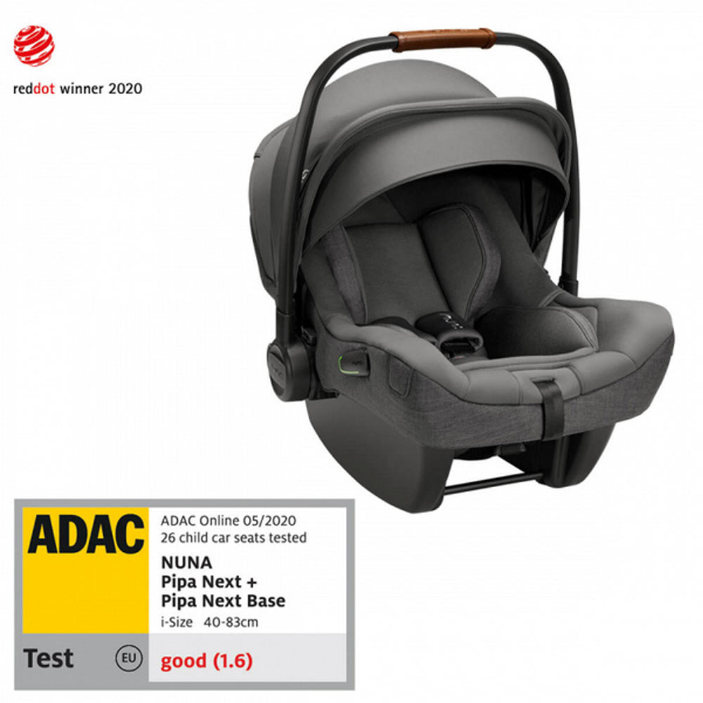 autosjedalica nuna pipa next system, i-size 0+(0-13 kg) granite - slika 1