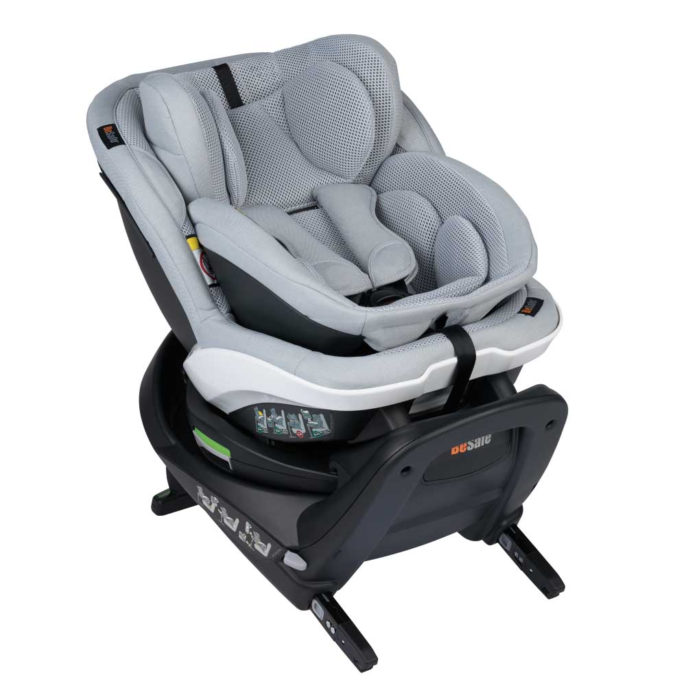 autosjedalica besafe izi turn i-size 9-18 kg (61-105 cm), peak mesh, siva - slika 1
