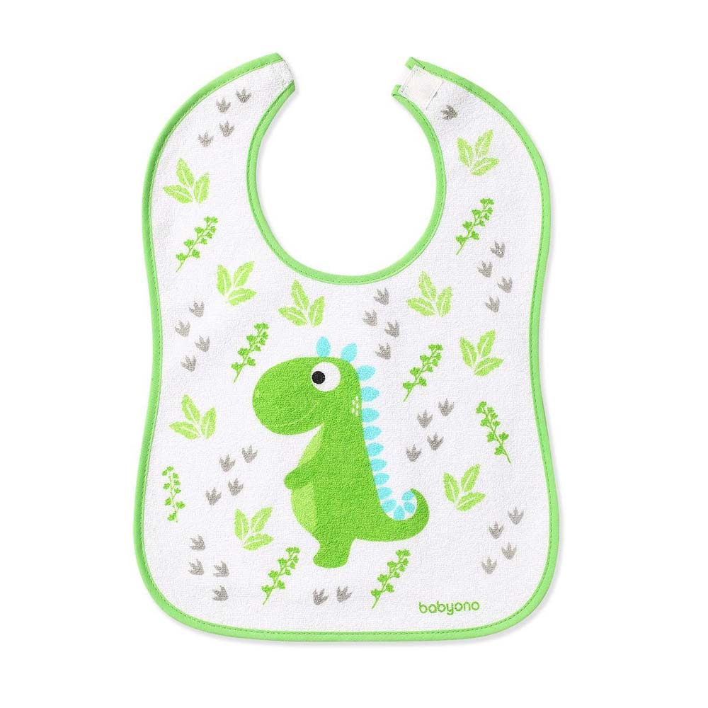 babyono podbradak samostalno jedem, dinosaur - slika 1