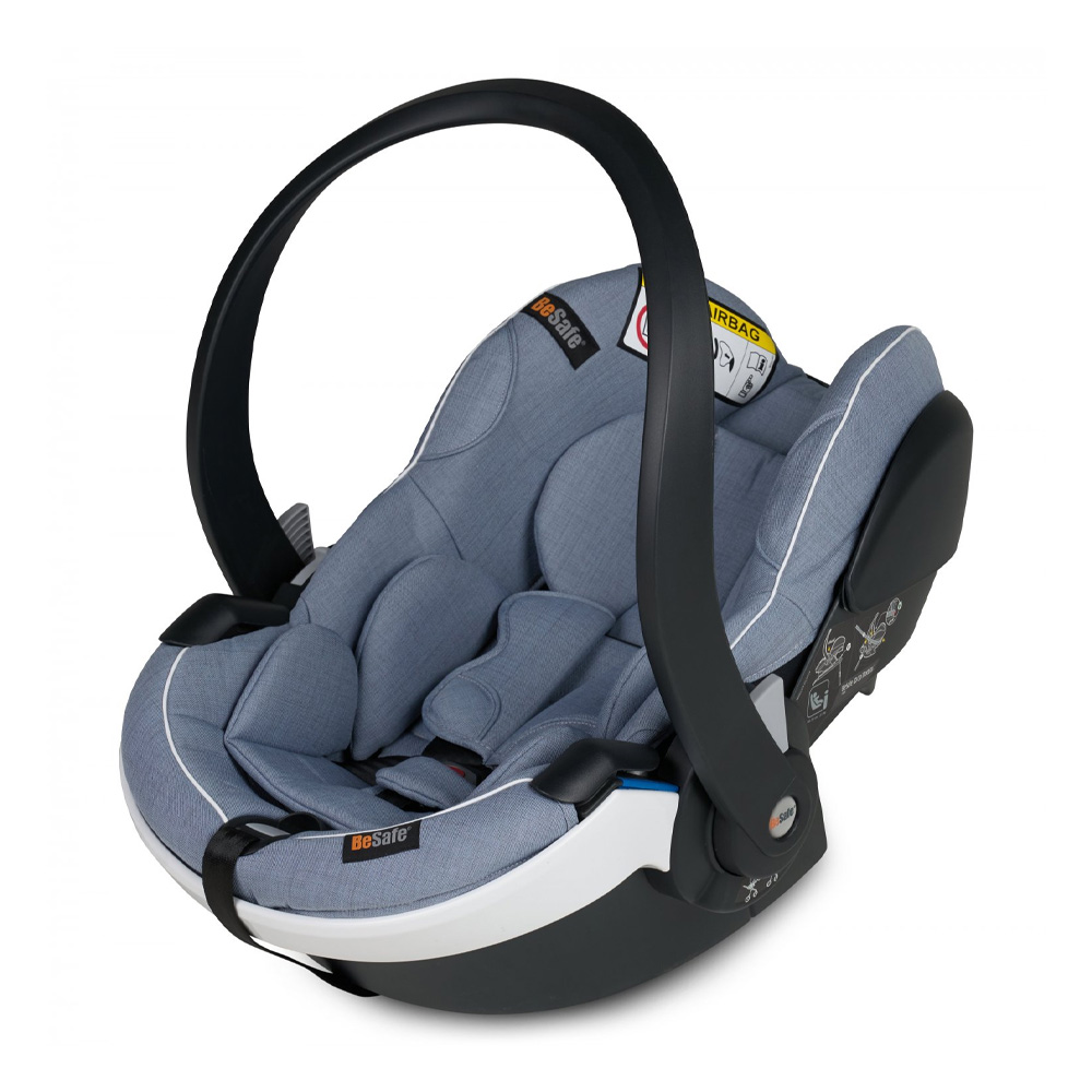 besafe autosjedalica izi go modular x1 i-size 0-13 kg (40-75 cm), cloud siva - slika 1