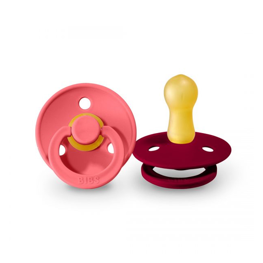bibs colour dude (okrugle)- coral/ruby (vel.1) - slika 1