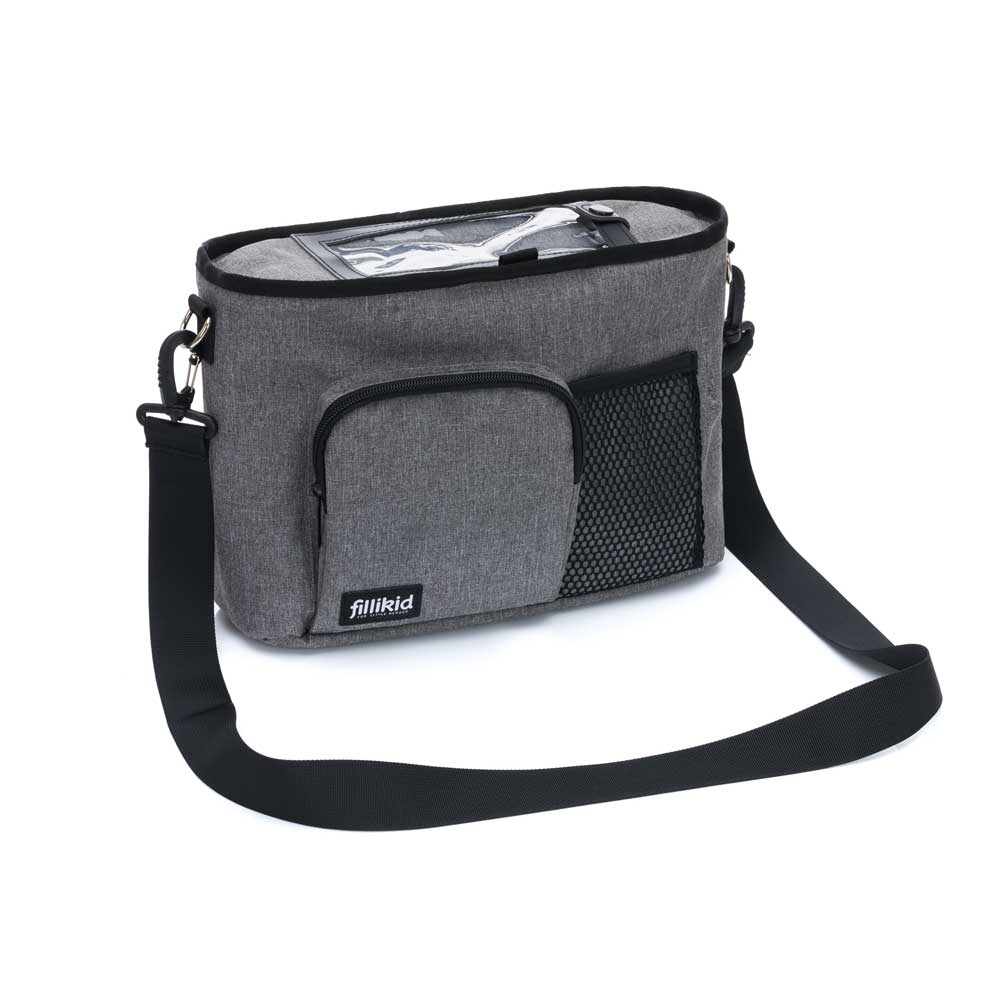 fillikid organizer za kolica smart, grey melange - slika 1